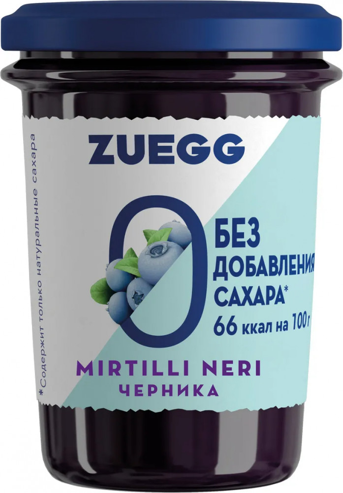 Конфитюр с пониженной калорийностью «Черника» | Zuegg