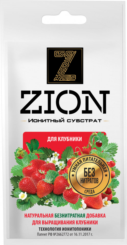 Субстрат ионитный для выращивания клубники | ZION