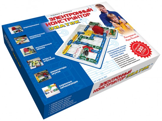 Конструктор электронный «Знаток», 320 схем