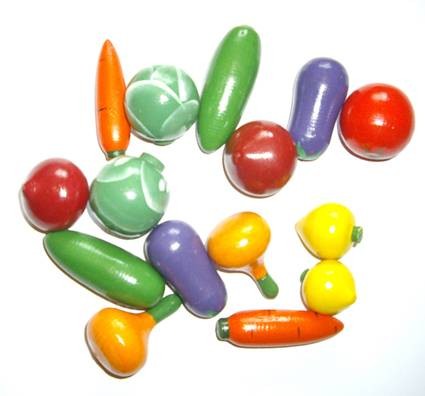 Волшебный мешочек "Овощи цветные" | RN Toys