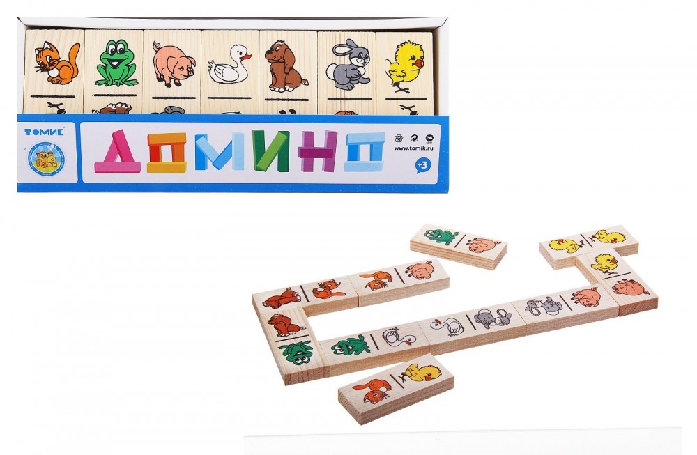 Домино "Животные" | RN Toys