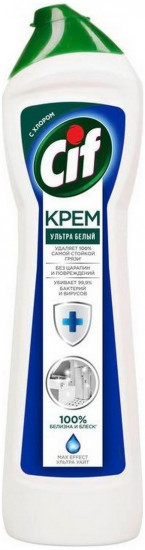 Крем чистящий «Ультра белый»