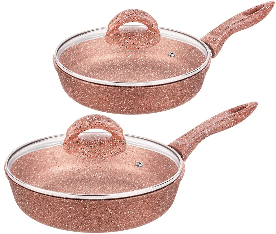 Набор сковород с крышками «Бронза» | Гармония вкуса | Elan Gallery