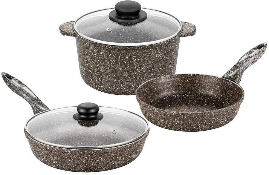 Набор посуды «Коричневый опал» | Гармония вкуса | Elan Gallery