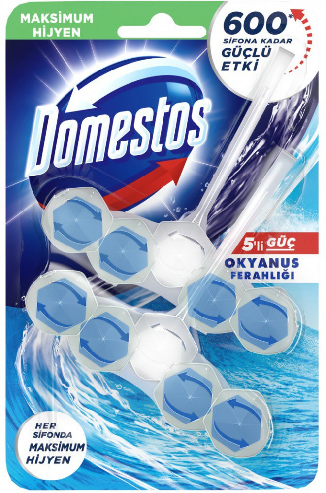 Блок для очищения унитаза «Свежесть океана» | Domestos