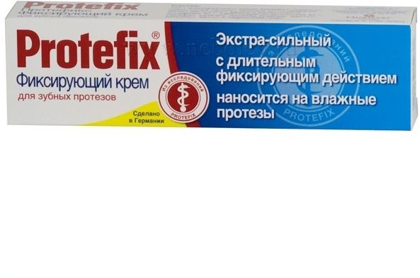 Крем для фиксации зубных протезов «Protefix Extra» | Queisser Pharma
