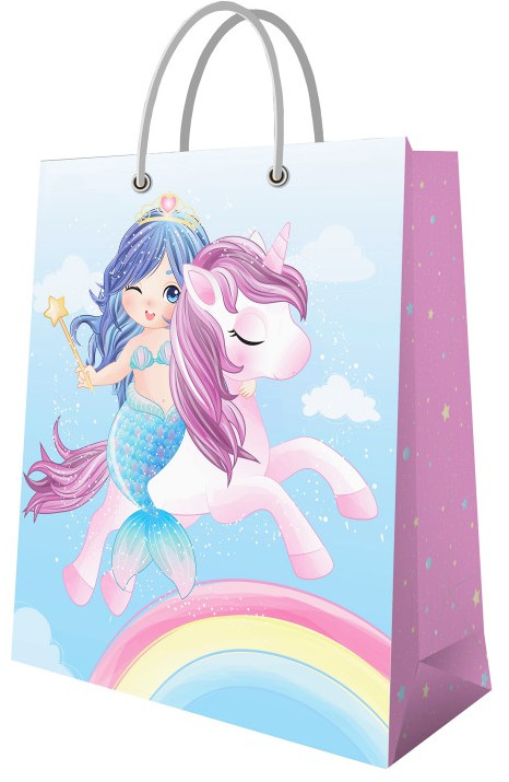 Пакет подарочный «Русалка на единороге» | ND Play