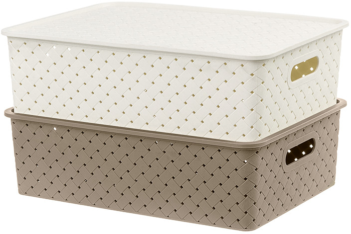 Набор корзинок с крышками «Береста» | Береста | El Casa