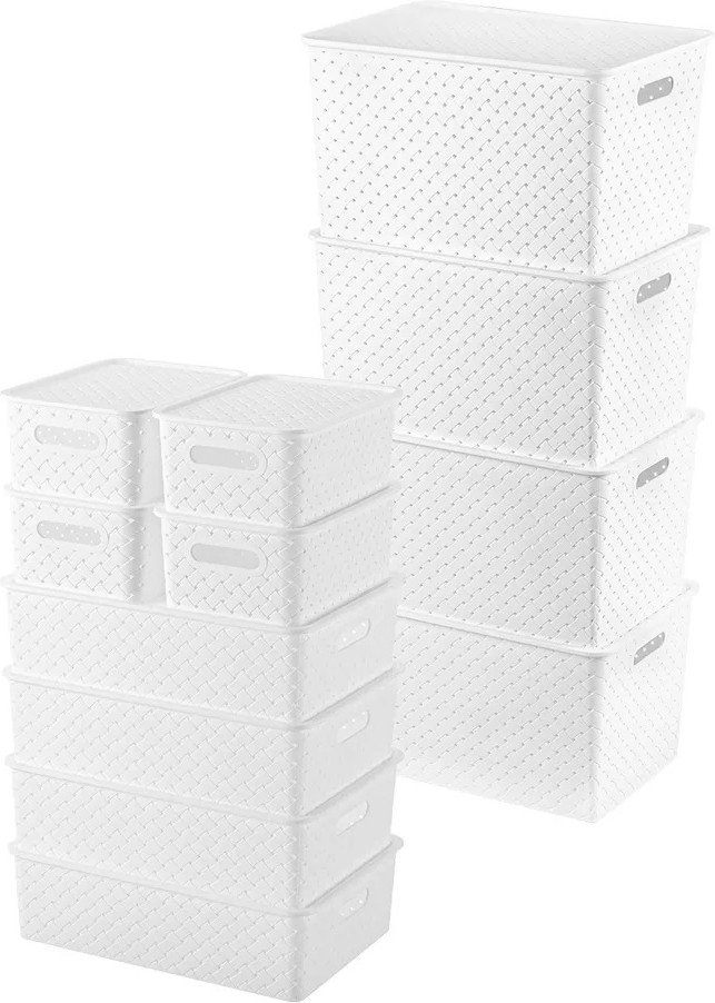 Набор корзинок с крышками «Береста» | Береста | El Casa