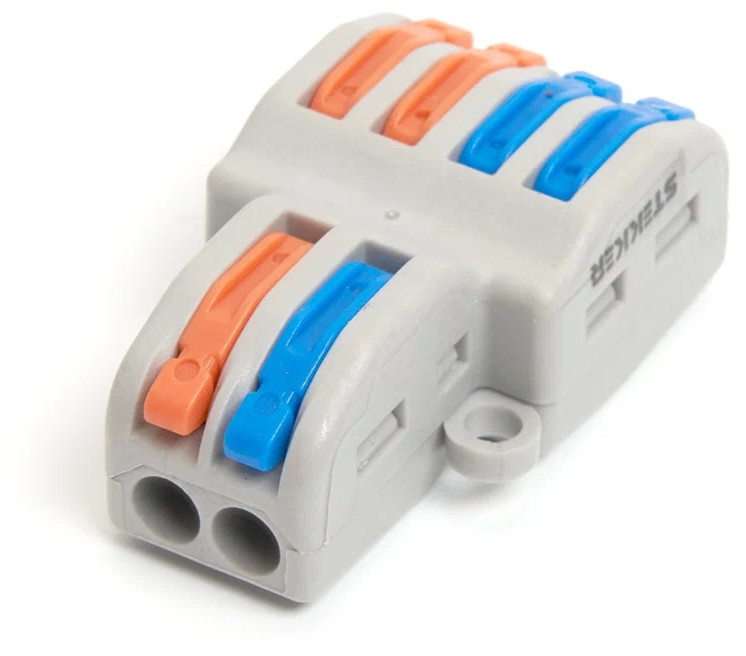 Клемма монтажная для фазных проводников LD222-424 | Stekker