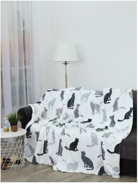 Плед «Коты» | Absolute | TexRepublic