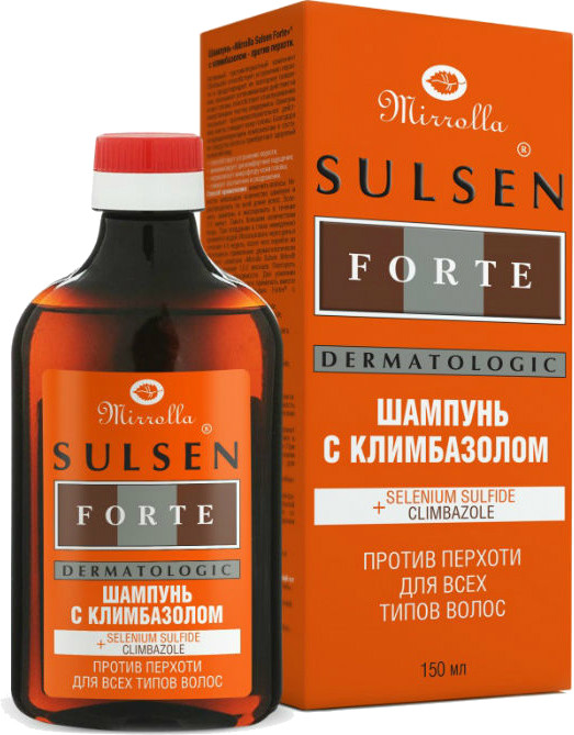 Шампунь «Сульсен Форте 2%» с климбазолом | Мирролла Лаб