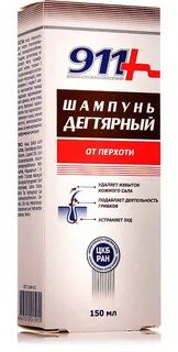 Шампунь против перхоти «Дегтярный» | 911 Ваша служба спасения | Твинс Тэк