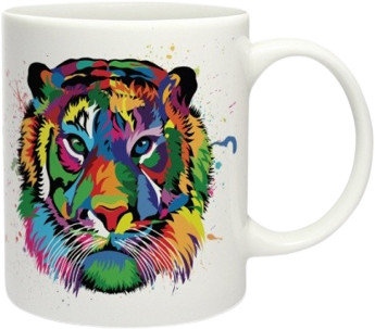 Кружка «Тигр. Краски»