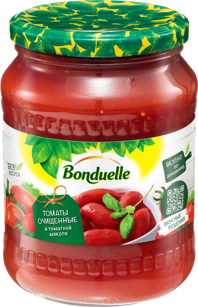 Томаты в томатной мякоти очищенные | Bonduelle