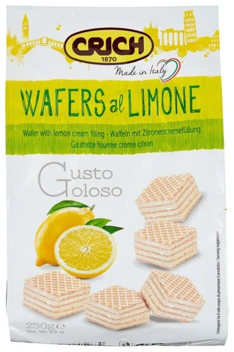 Вафли с лимонно-кремовой начинкой | Crich