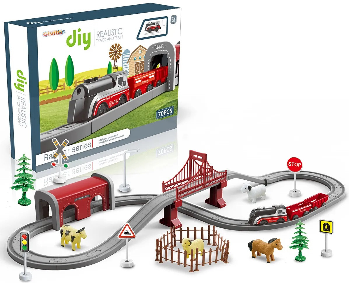Набор игровой «Железная дорога» | Мой город | Givito