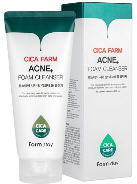 Пенка для умывания с экстрактом центеллы азиатской | Cica Farm | FarmStay