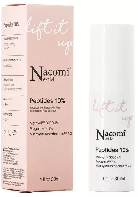 Сыворотка для лица с пептидами 10% | Nacomi