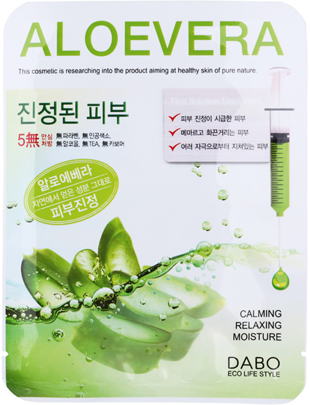 Маска тканевая «Алое вера» | DABO