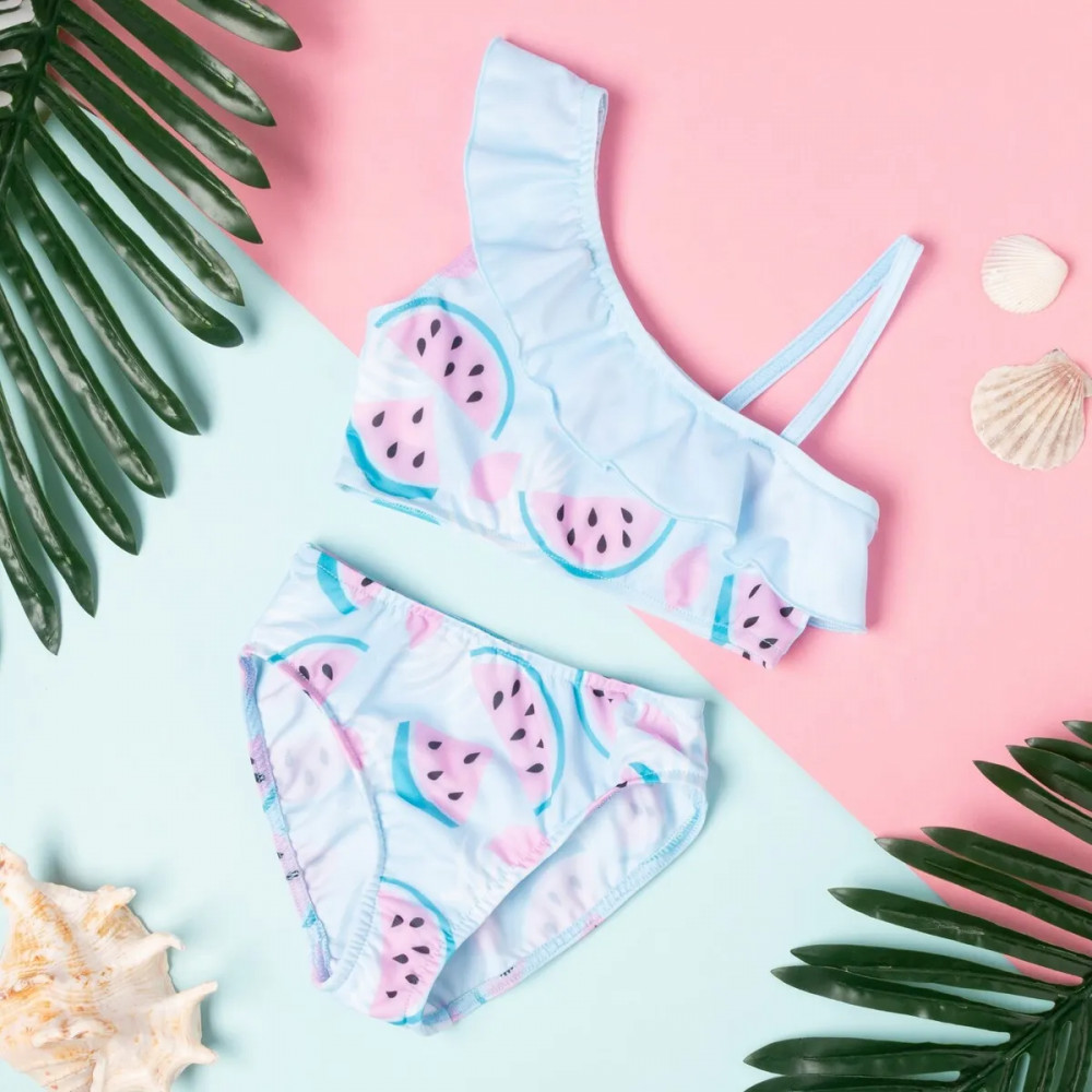 Купальник для девочек «Арбузы» | Купальники KAFTAN | KAFTAN