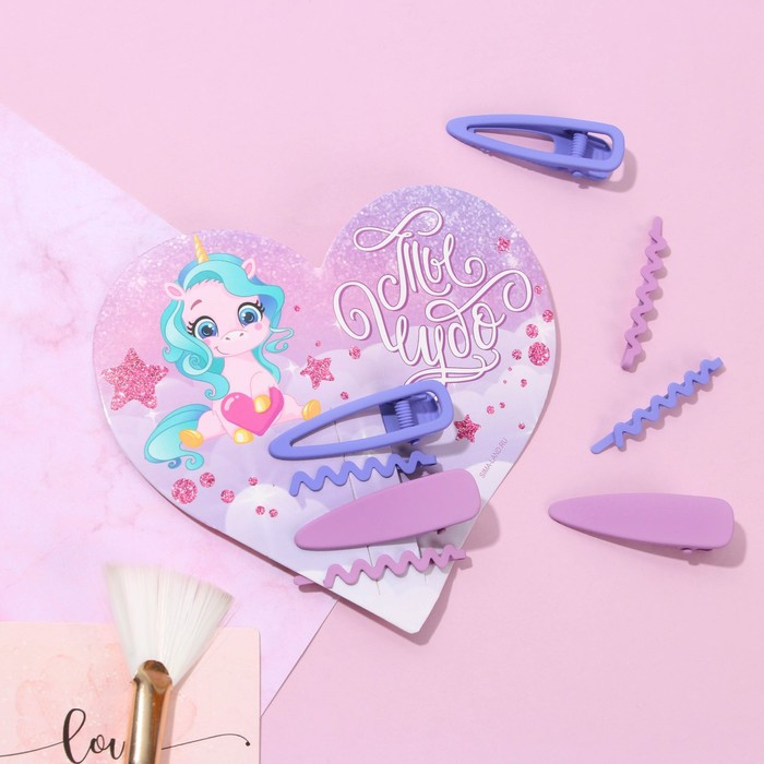 Набор заколок для волос «Ты чудо» | Art beauty