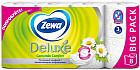 Туалетная бумага трехслойная «Zewa deluxe»