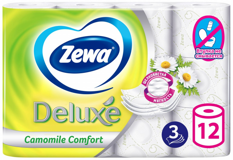 Туалетная бумага «Zewa Deluxe» | Zewa