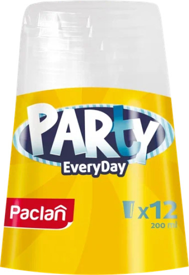 Стакан пластиковый белый Party | Paclan