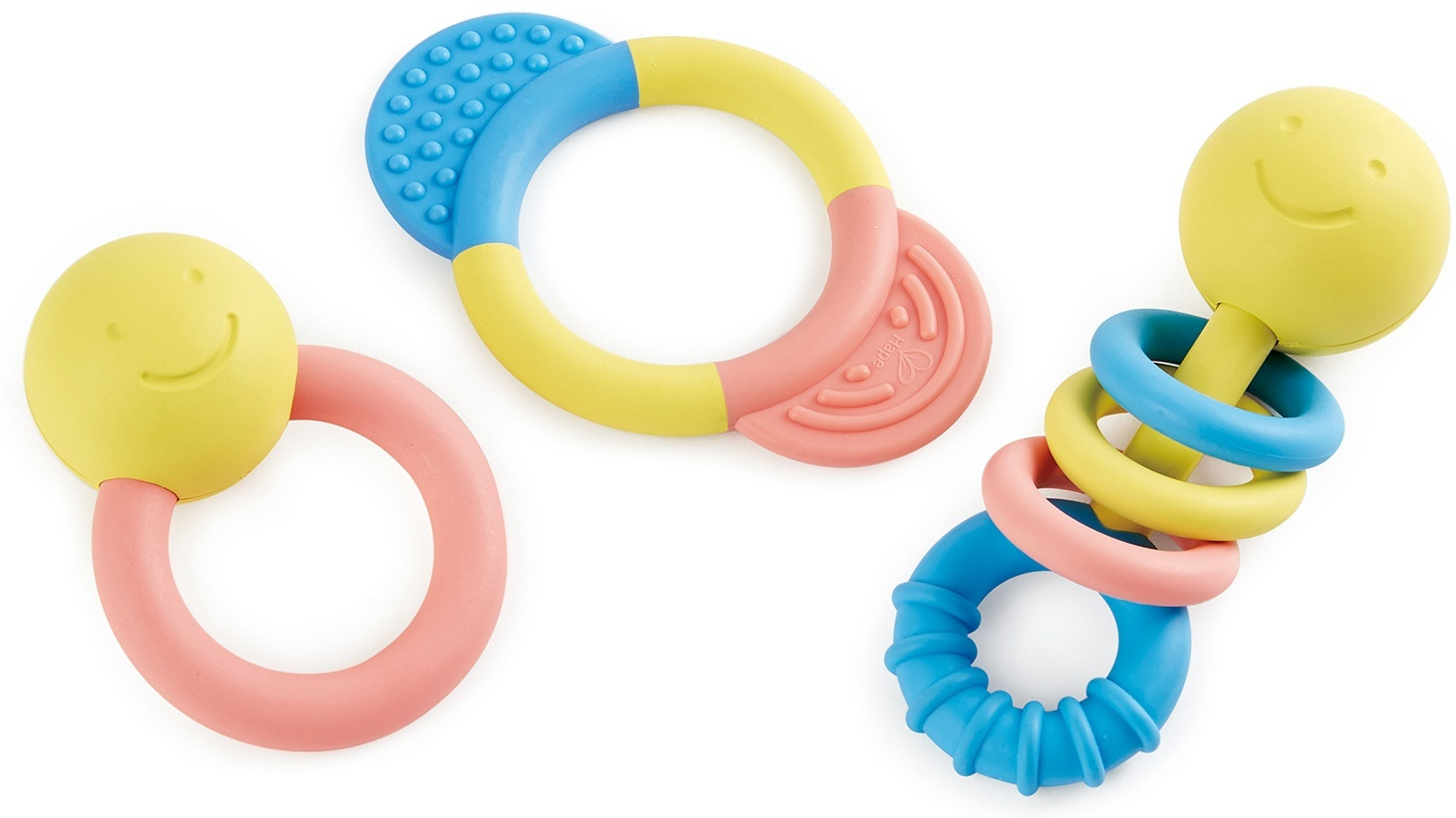 Набор погремушек-прорезывателей «Улыбка» | Hape