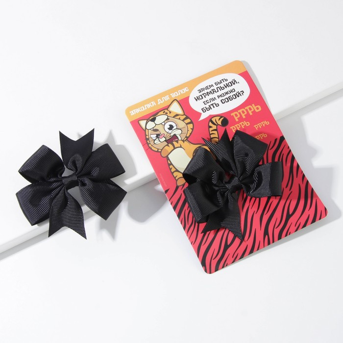 Заколка бант для волос «Тигренок» | Art beauty kids | Art beauty