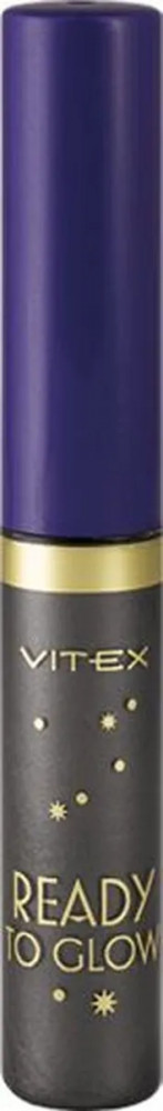 Подводка для глаз жидкая с блестками, оттенок 81 Gray diamond | Ready to glow | Вiтэкс