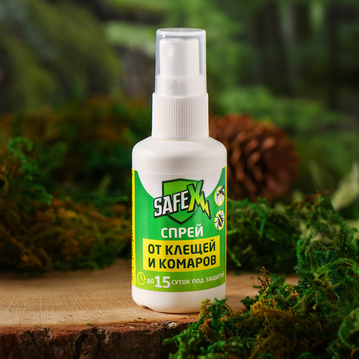 Спрей от клещей и комаров | Safex