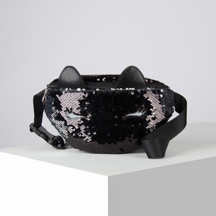 Сумка поясная детская «Black cat» | Nazamok kids | NAZAMOK