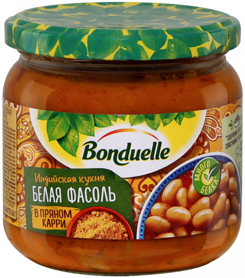 Фасоль печеная в соусе карри | Bonduelle