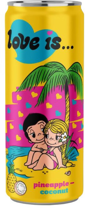 Напиток газированный со вкусом ананаса и кокоса | Love is