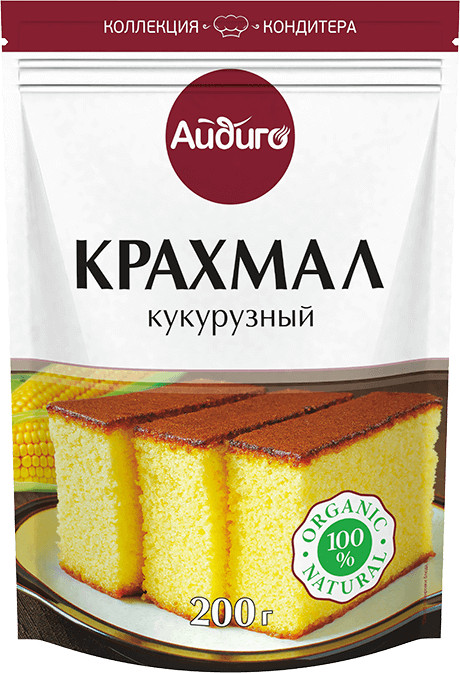 Крахмал кукурузный высшего сорта | Коллекция кондитера | Айдиго