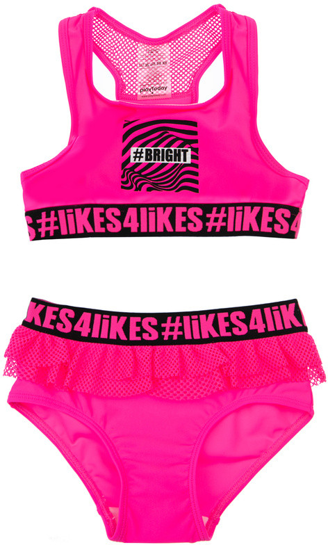 Купальник раздельный для девочек | Digital Dance | PlayToday