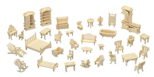 Сборная модель "Гарнитур", (182 детали) | Мебель | ВГА