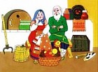 Деревянный пазл "Курочка Ряба"