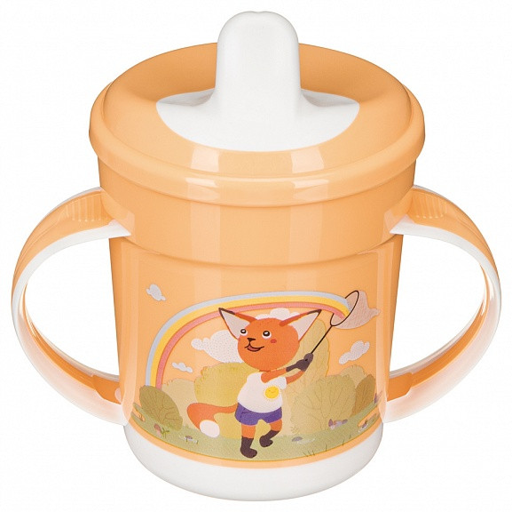 Поильник с ручками и декором | Пластишка