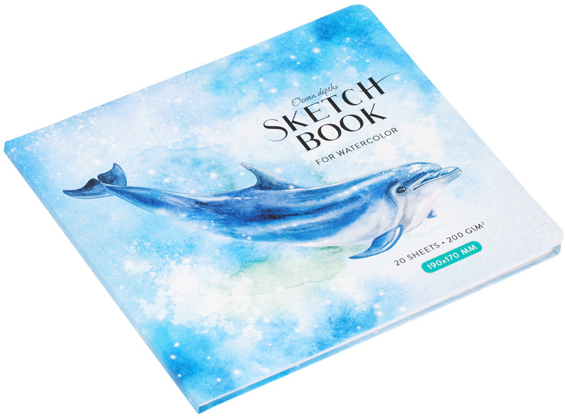 Скетчбук для акварели «Whale» | Greenwich Line