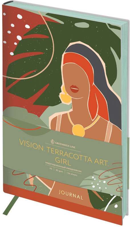 Еженедельник «Terracotta Art. Girl» | Vision | Greenwich Line