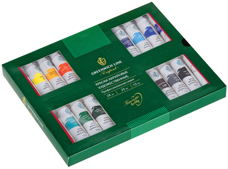 Набор акриловых красок | Greenwich Line