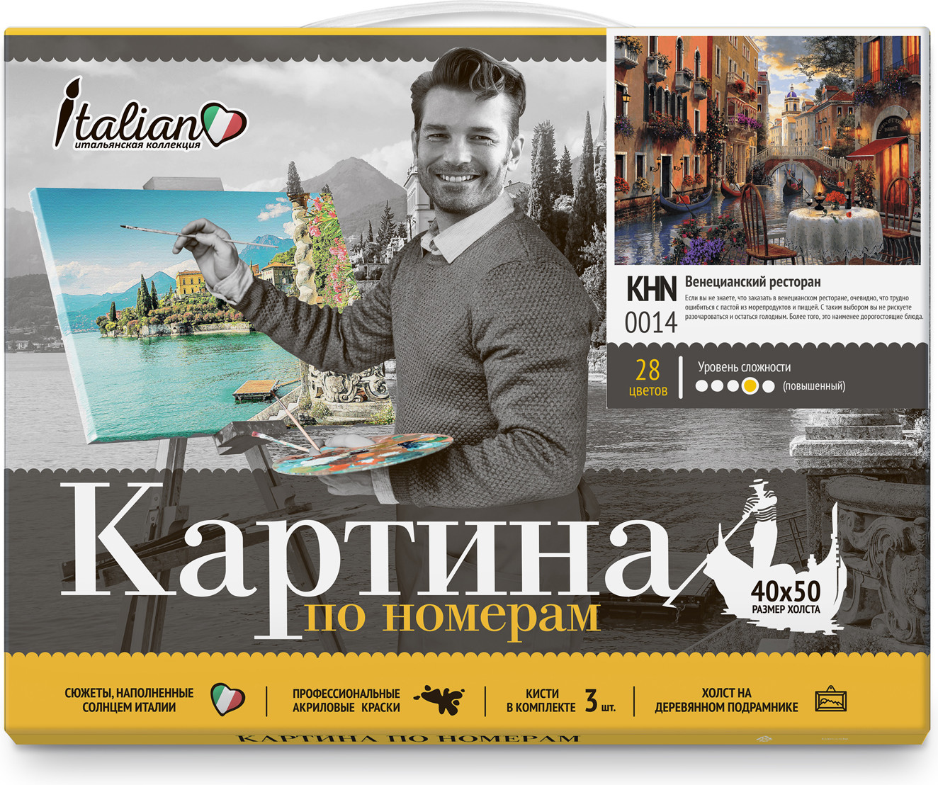 Картина по номерам «Венецианский ресторан» | Italiano