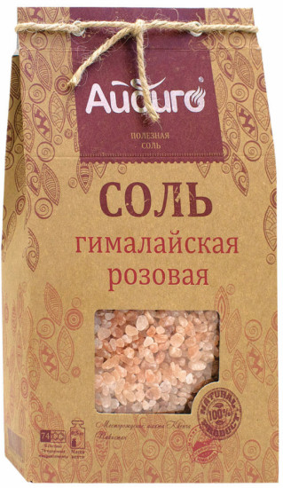 Соль гималайская розовая
