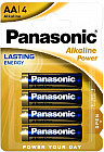 Набор батареек Panasonic LR6 Alkaline Power BL4 АА
