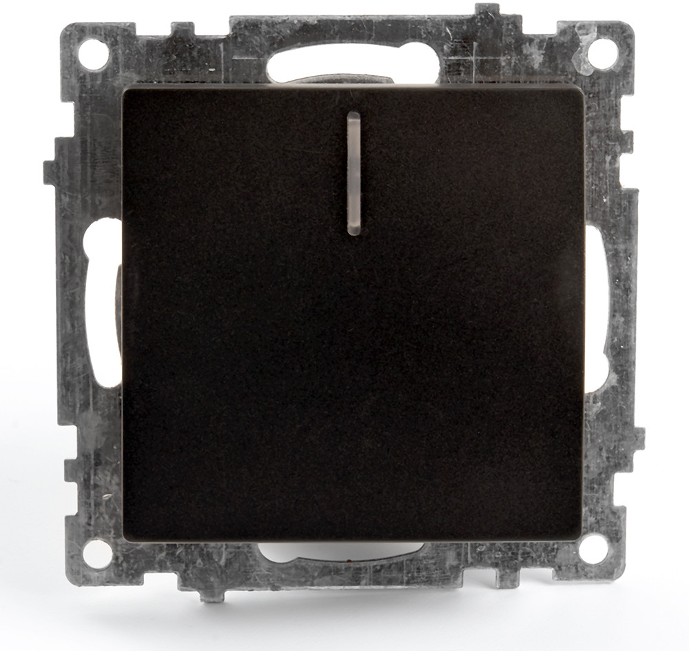 Выключатель одноклавишный с подсветкой | Катрин | Stekker