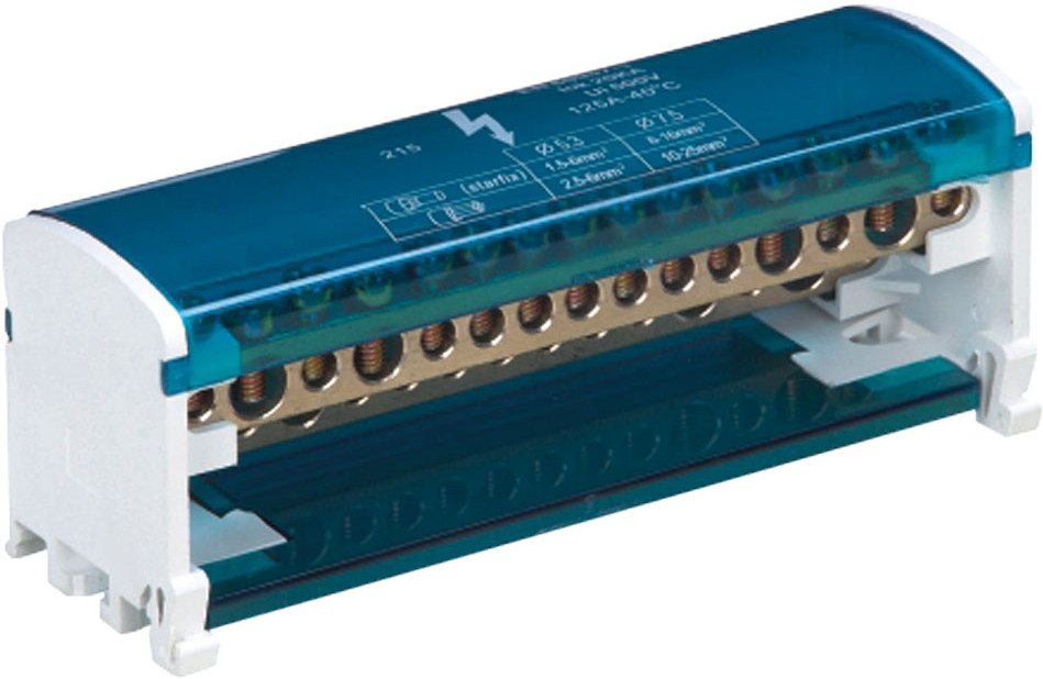 Монтажные шины на DIN-рейку 2х15 | Stekker