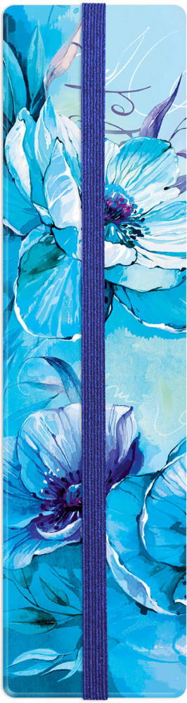 Закладка для книг «Голубые лепестки» | Феникс +